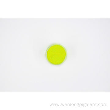 Yellow shining Fluorescent Pigment for paint,plastic